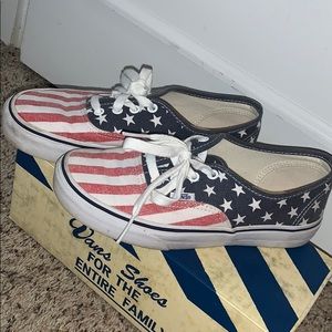 American Flag Vans